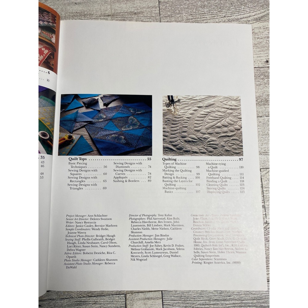 Quilting by Machine 1990 Singer Sewing Reference Library - Picture 6 of 9